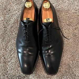 Saks Fifth Avenue by Magnanni - Black Leather Loafers